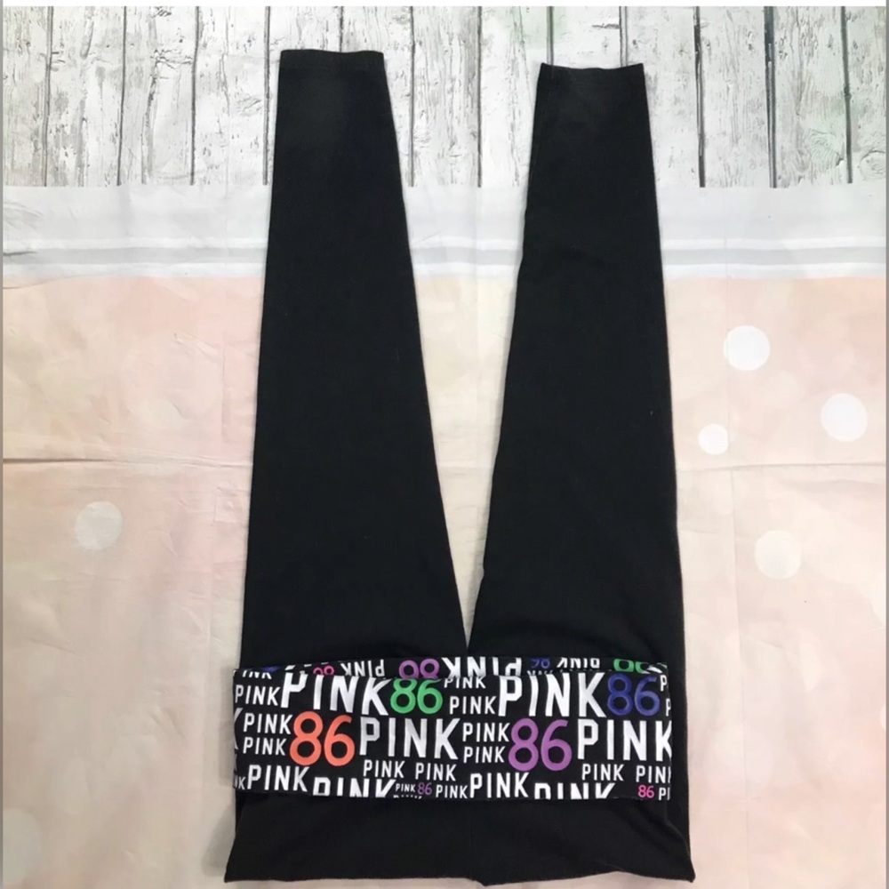 Pink Victoria’s Secret Yoga Legging Multi-Color